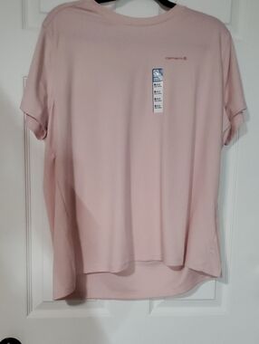 Carhartt Women's Light Pink Short-Sleeve Crew Tee